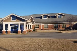 The outside of The Crossing a skilled nursing facility